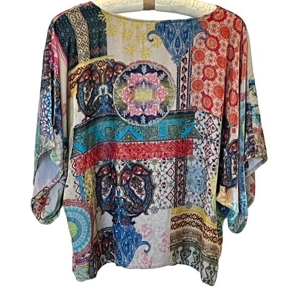 NWOT JOHNNY WAS VELVET SWING TOP - SZ M - Picture 2 of 6